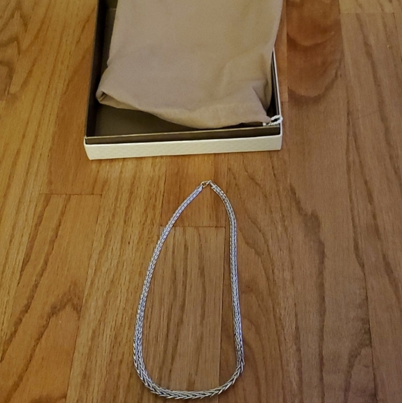 Sterling Sliver Wheat Necklace - Picture 9 of 12